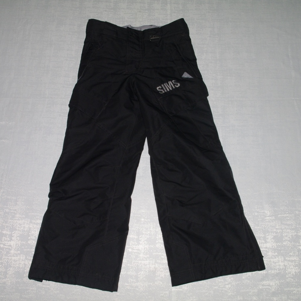 SIMS MEDIUM KIDS SNOWBOARD SKI SNOW PANTS BLACK